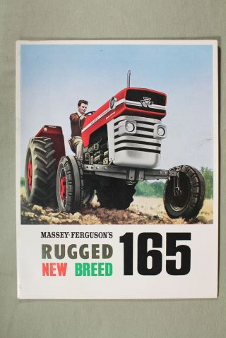 Australian 1965 Massey Ferguson Mf165 Tractor Sales Brochure