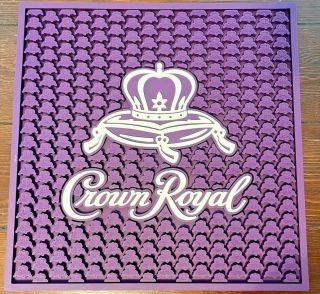 Authentic Crown Royal Heavy Duty Bar.  - Spill Mat For Home Bar Or Man Cave
