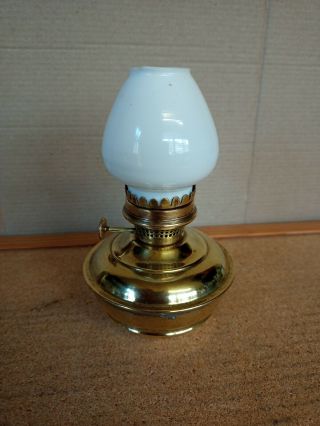 Vintage Brass Kelly Nursery Oil Lamp