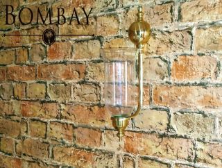 Bombay Company Solid Brass Long Stem Wall Sconce