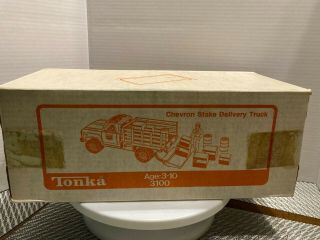 Chevron Stake Delivery Truck By Tonka.