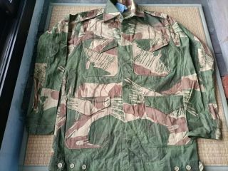1970s Vintage Pakistan Army Special Forces Ssg Brushstroke Camo Jacket Shirt 2