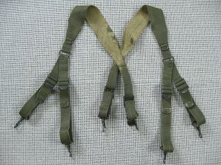 Us Army Ww2 M1936 Combat Suspenders Provisional Pattern Od