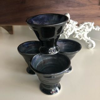 Japanese Ceramic Sake Tea Cups | Set Of 4