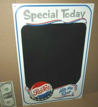 Pepsi - Cola - Menu Blackboard Chalkboard - Gas Station - Price Board - Pepsi Sign