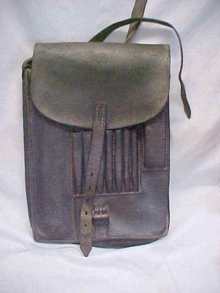 Ww2 German Leather Military Map Case