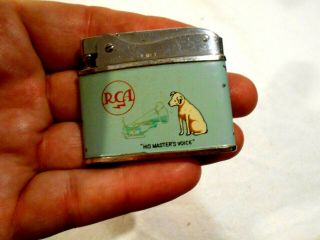 Vintage 1959 Rca Commemorative Lighter 60 Years 1899 - 1959 By Jewell