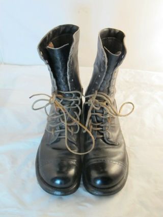 Vintage Military Paratrooper Corcoran Jump Boots Size 10.  5 C