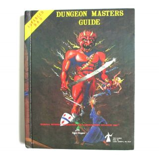 Vintage Ad&d Dungeon Masters Guide (1979) By Gary Gygax -