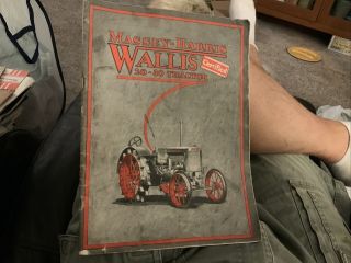 Massey Harris Wallis 20 - 30 Tractor Brochure Very Cool Vintage
