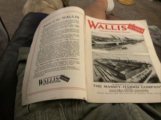 Massey Harris Wallis 20 - 30 tractor Brochure very Cool Vintage 3