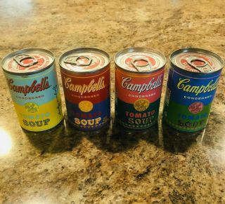 Andy Warhol 50th Anniversary Campbell ' s Soup Cans Set of 4 Limited Edition 2