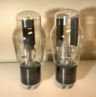 Vintage 1940s Rca Type 83 Vacuum Tubes And Guaranteed