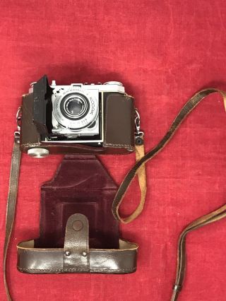 Vintage Kodak Retina Ia 35mm Camera With Leather Case Made In Germany