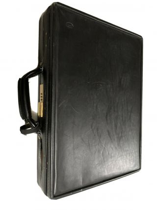 Vintage Hartmann Leather Briefcase Combination Lock Black