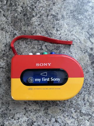 Vintage Sony Walkman My First Sony Wm - 3300 100