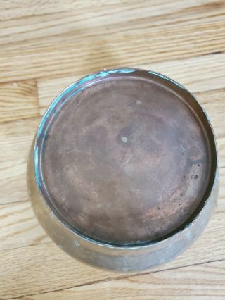 Vintage large Copper Jug Pitcher with Handle,  11 x 9 