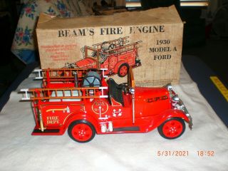 Jim Beam 1930 Model A Ford Fire Engine Decanter