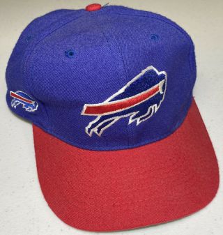 Vtg Nwt Buffalo Bills Nfl Snapback Hat Cap American Needle Blockhead Back Hit