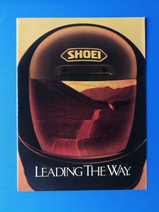 Vintage 1983 Shoei Motorcycle Helmets - Full Page Ad