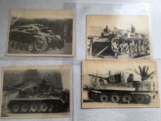 German Wwii Tanks 4.  5x3.  5” Photos Tiger Tank And Stug Iii Assault Gun