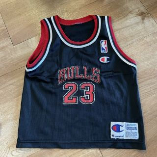 Vintage 80s Champion Michael Jordan Chicago Bulls Jersey Sz Toddler 4t