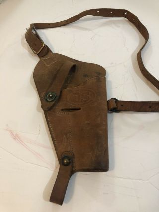 U S Military Leather Shoulder Holster 1944 Enger - Kress