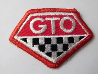 Pontiac Gto Muscle Car Vintage Hat Patch Badge Hot Rat Rod Racing Classic