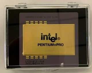 VINTAGE Intel Pentium Pro 200MHz SL22Z 512K Processor in Jewel Case 2