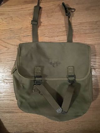Ww2 Us Army Officer Mussette Bag - 1944 Date