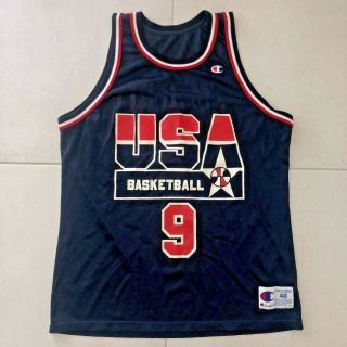 Vtg Champion Dan Majerle 1988 Olympics Usa Basketball Jersey Men 48 L Dream Team