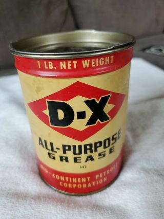 D - X One Pound Grease Can