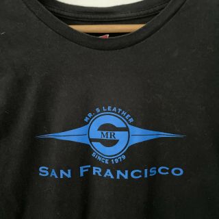 Rare Vintage Mr.  S Leather San Francisco Since 1979 Mens Black T - Shirt Sz 2xl