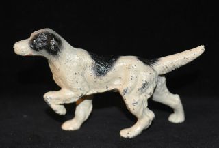 Hubley English Setter Pointer Dog Figurine Cast Iron 1