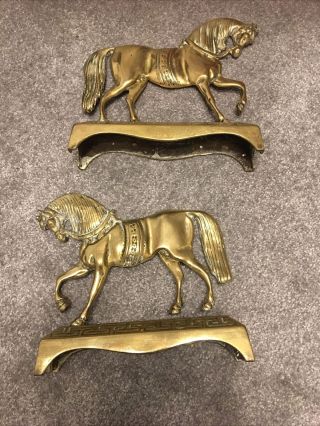 Solid Heavy Brass Horses
