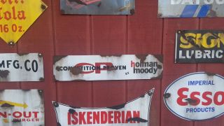 Holman Moody Speed Shop Barn Find Look Painted Vintage Gas Oil Hand Made Sign