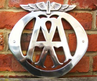 Aa Sign Automobile Association Sign Garage Sign Cast Aluminium Vac008