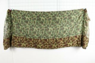 Us Wwii " Usmc " & " Army " Tropical Camo Mosquito “bar” (net) For Cots.
