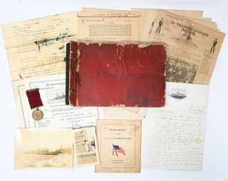 Rare Pre - Wwii Us Navy Named Good Conduct Medal Grouping Photo Album Ww2