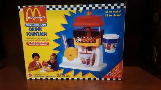 Mcdonalds Happy Meal Magic Drink Fountain / Mattel 1993