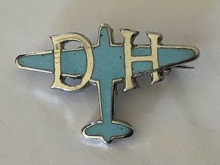 Vintage De Havilland Aircraft Company Badge