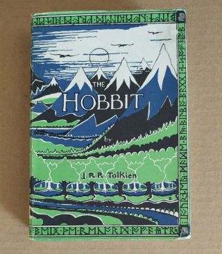 Vintage - The Hobbit By J.  R.  R.  Tolkien,  Copyright 1966 - 36th Printing,  W/ Dj