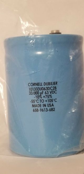 Vintage Cornell Dubilier Capacitor