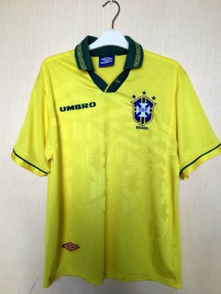Brazil National 1993\1994 Home Football Jersey Camiseta Soccer Shirt Vintage
