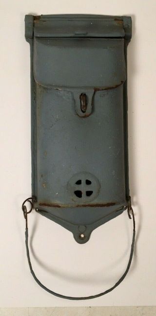 Antique Griswold Cast Iron Wall Mount Mailbox