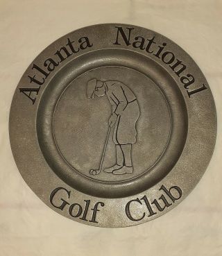 Atlanta National Golf Club Armetale 10 3/4 " Round Platter The Wilton Co.  Rwp