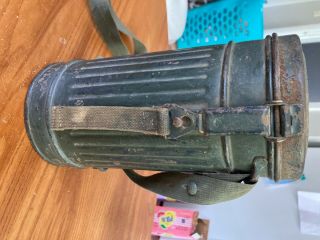 Ww2 / Spanish Civil War Gas Mask And Filter Dated 1937 Early War Blue Division