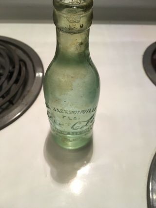 Vintage Coca Cola Jacksonville Fl Root Straight Side Bottle