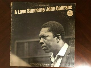 John Coltrane - A Love Supreme Vintage Rare 1964 Lp 12 " Abc - Paramount Record