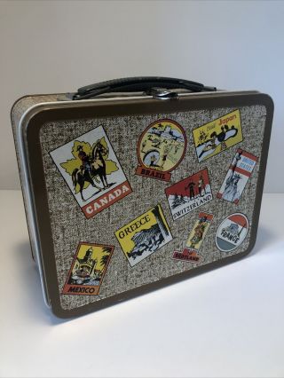 Vintage 1960s Ohio Art World Traveler Lunchbox,  Hardly
